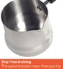 Mini 6 Ltrs Silver Stainless Steel Milk Pan