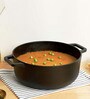Pre Seasoned- Dutch 5.2 Ltrs Non- Stick Black Cast Iron Cooking Pot