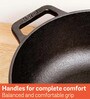 Pre Seasoned- Dutch 5.2 Ltrs Non- Stick Black Cast Iron Cooking Pot