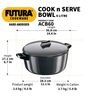 Cook-n-Serve 6 Ltrs Induction Friendly Black Stainless Steel Cooking Pot
