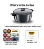 Cook-n-Serve 6 Ltrs Induction Friendly Black Stainless Steel Cooking Pot