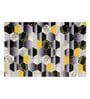 Black Hexagon Multicolor (12 X 18 ) MDF Wood 1Pc Table Placemats