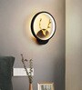 Black Home Decor Inbuilt Led Fancy Wall Light(Plastic) (3-Lighting Mode) (Round H/F Deer)
