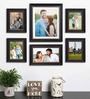 Daze Set Of 6 Black Polyresin Collage Photo Frames