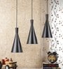 Harvest Black Iron Cluster Hanging Light