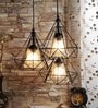 Gina Black Iron Cluster Hanging Light