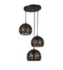 Elona Black Iron Cluster Hanging Light