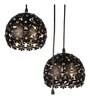 Elona Black Iron Cluster Hanging Light