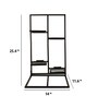 Black Iron 4 Pots Planter Stand