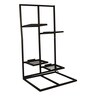 Black Iron 4 Pots Planter Stand
