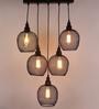 Zoe Black Iron Cluster Hanging Light
