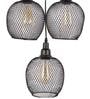 Zoe Black Iron Cluster Hanging Light