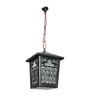 Black Iron 9 Watt Outdoor Hanging Light