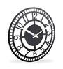 Black Iron Analog Wall Clock