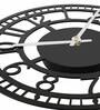 Black Iron Analog Wall Clock