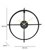 Black Iron Tack Novelty Wall Clock