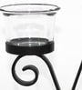 Black Iron Table Tea Light Holder