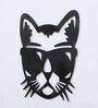 Black Iron Cat Metal Wall Art