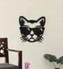 Black Iron Cat Metal Wall Art
