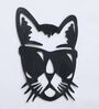 Black Iron Cat Metal Wall Art