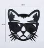 Black Iron Cat Metal Wall Art