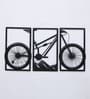Black Iron Cycle Metal Wall Art