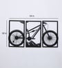 Black Iron Cycle Metal Wall Art