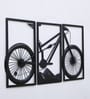 Black Iron Cycle Metal Wall Art