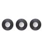 Plastic Round Wall Mirror in Black colour