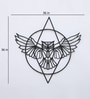 Black Iron Eigle Metal Wall Art