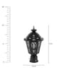 Tulia Black Metal Gate Light