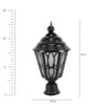 Vizia Black Metal Gate Light