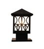 Inverted Black Iron Gate Light