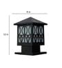 Inverted Black Iron Gate Light