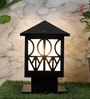 Inverted Black Iron Gate Light