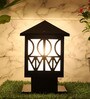 Inverted Black Iron Gate Light