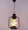 Kiosk Black Iron Hanging Light