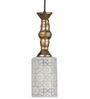 Zaria Black Iron Hanging Light