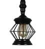 Kiera Black Iron Hanging Light
