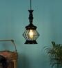 Kiera Black Iron Hanging Light