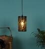 Zeus Black Iron Hanging Light