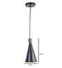 Barret Black Iron Hanging Light