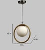 Blythe Golden Iron Hanging Light