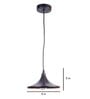 Ageo Black Iron Hanging Light