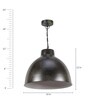 Minima Black Metal Single Hanging Lights