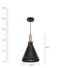 Pepper Black Metal Single Hanging Lights