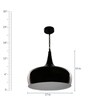 Sheen Black Metal Single Hanging Lights