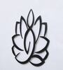 Black Iron Lotus Metal Wall Art