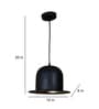 Biba Black Iron Hanging Light