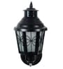 Orca Black Iron Outdoor Wall Light